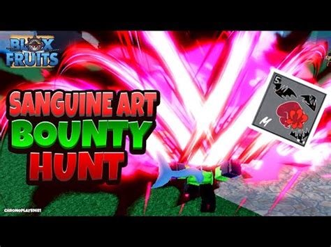 Sanguine Art Is OP Update 20 Blox Fruits Bounty Hunting ESO