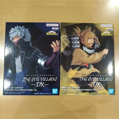 MY HERO ACADEMIA Himiko Toga Dabi Figure Set Of 2 The Evil Villains DX