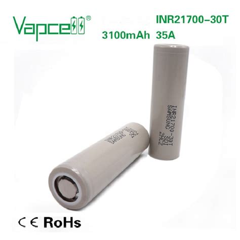 Vapcell Original 30T 21700 3100 Mah 35A 3 7V Disch Grandado