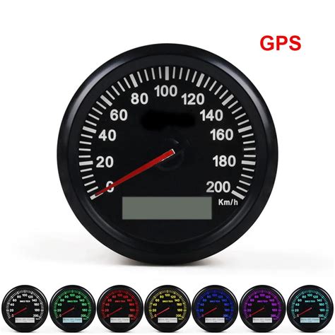 Compteur de vitesse GPS universel avec écran LCD compteur de vitesse