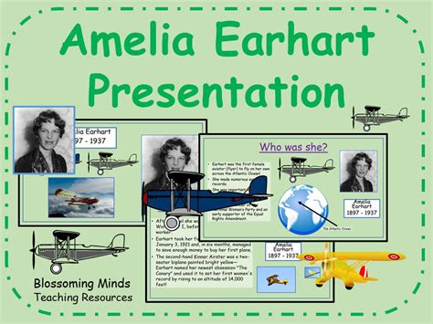 Amelia Earhart Presentation - Women's History Month | Teaching Resources