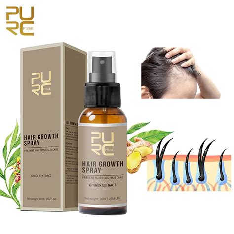 Original Purc Hair Growth Oil 30ml Anti Hair Loss Fast Growing Hair Care Scalp Treatment Hair