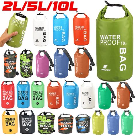 2l 5l 10l Waterproof Swimming Bag Drifting Waterproof Phone Pouch Dry Bag Pack Sack Trekking