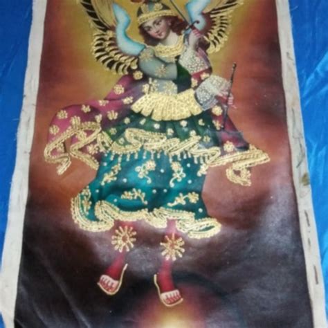 Art Handmade Cusco Painting Archangel Michael 25 X 17 Poshmark