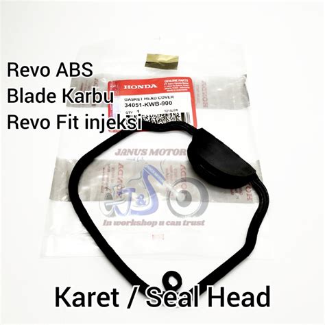 Jual Karet Seal Tutup Head Revo ABS FIT FI Blade Karbu Honda KWB