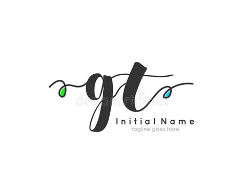 Vector De La Plantilla Del Logotipo De La Inicial De La Firma De GT