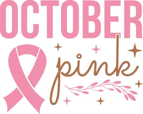 October Pink Breast Cancer Awareness Sweatshirt Design Free Svg File For Members Svg Heart