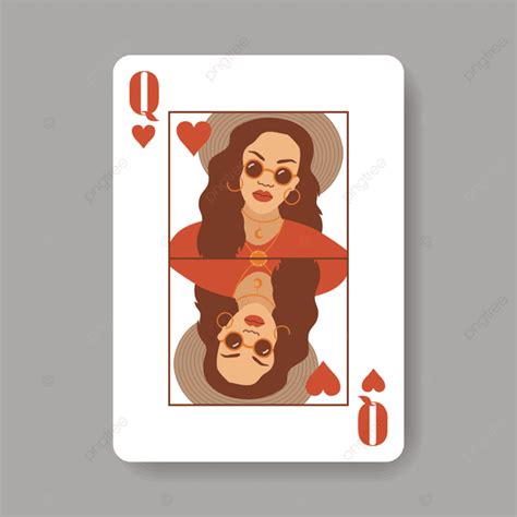 Heart Playing Card Vector Art PNG Queen Of Hearts Playing Card Hearts