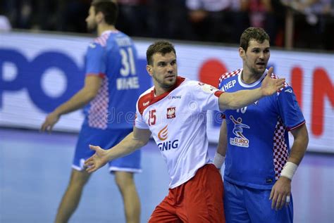 Ehf Euro Poland Croatia Editorial Stock Image Image Of Active