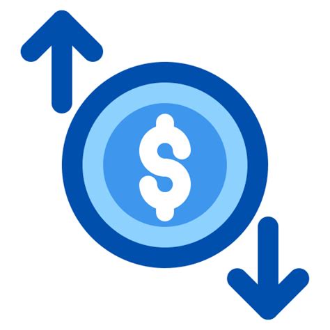 Money Transfer Generic Blue Icon