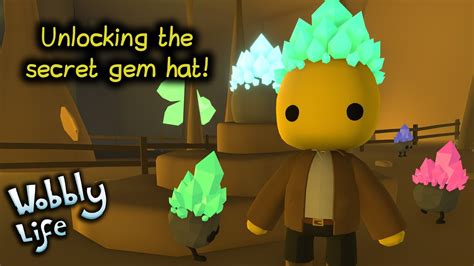 Unlocking The Secret Gem Hat Wobbly Life Youtube