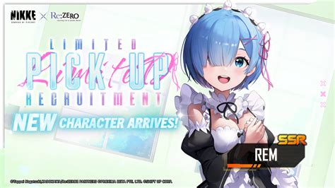 Goddess Of Victory Nikke X Rezero Collaboration Event Overview