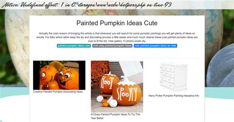 Painted Pumpkin Ideas Cute