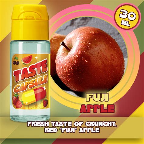 Taste Capsule Fuji Apple 15 30 Ml Fresh Taste Pf Crunchy Red Fuji