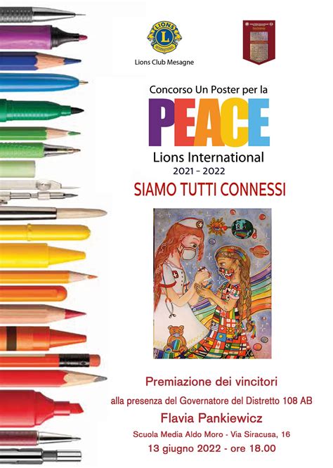 Premiazione Del Concorso Del Lions Club Di Mesagne Un Poster Della