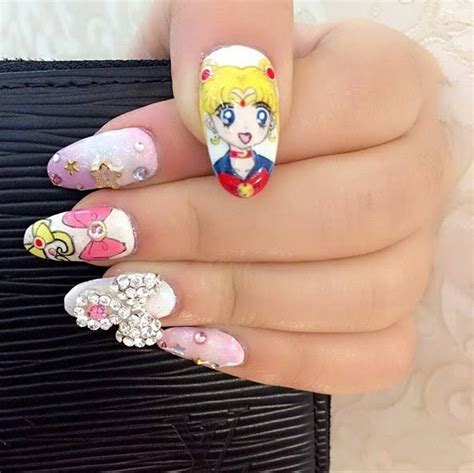 Sailor Moon Nail Art Ideas For An Out Of This World Manicure