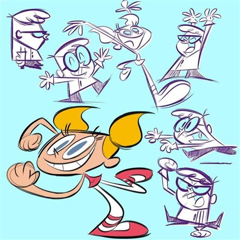 Cory Toomey On Instagram “some More Late Night Dexter Doodles Even More Off Model And A Cameo