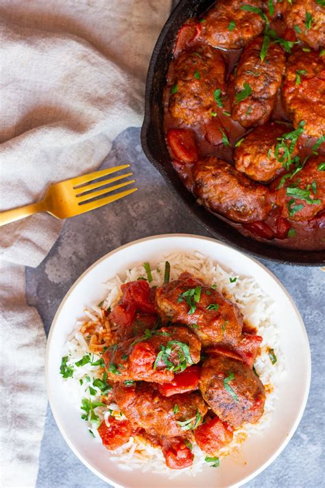 Soutzoukakia Are Greek Style Meatballs Cooked In A Delicious Tomato Sauce These Meatballs Are