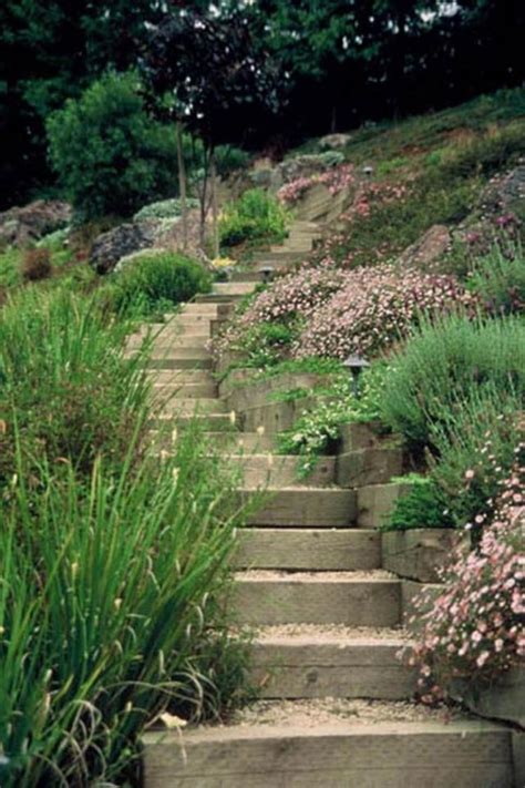 Comfy Garden Step On A Slope Design Ideas Page Of