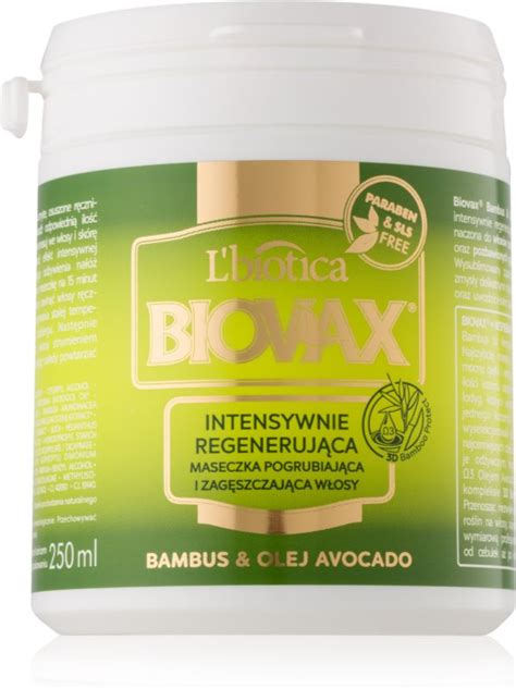 Lbiotica Biovax Bamboo And Avocado Oil Regenerating Mask For Hair Uk