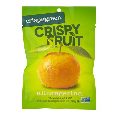 Crispy Green Crispy Fruit 100 Freeze Dried Tangerine 0 35 OZ