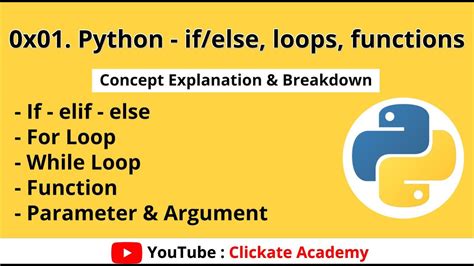 Ifelse For And While Loop Function 0x01 Python Ifelse Loops