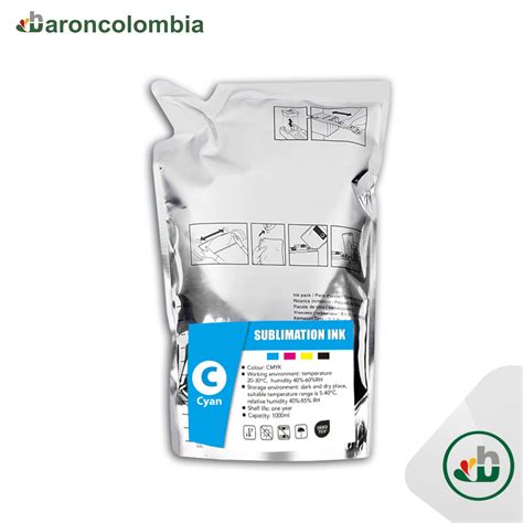 Tinta Sublimacion Bolsa Ref Plus BaronColombia Ltda