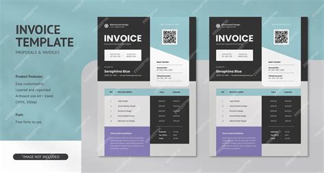 Premium PSD | Invoice Template PSD Design Templates