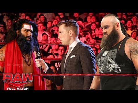 FULL MATCH Braun Strowman Vs Veer Mahaan WWE RAW 2022 YouTube