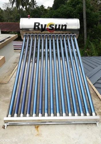 Rysun 150 LPD Prime SS Solar Water Heater Blue And Silver At Rs 27500