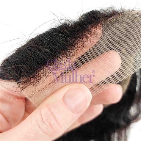 Topo De Cabe A Top Closure De Cabelo Humano Castanho Escuro Natural