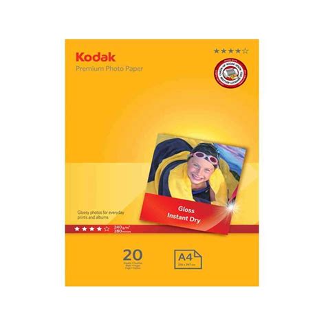 Kodak Photo Paper A4 240g Glossy 20 Sheets Photo Papers Photopoint