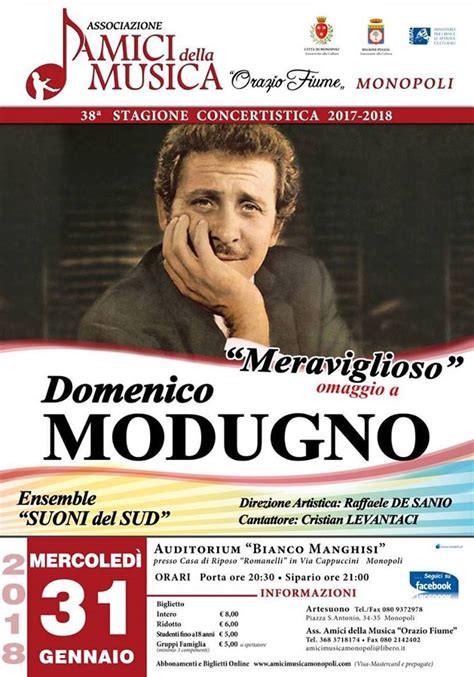 MERAVIGLIOSO Omaggio A Domenico Modugno Camin Vattin