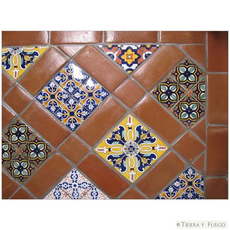 Mexican Tile X Spanish Mission Red Terracotta Floor Tile Red