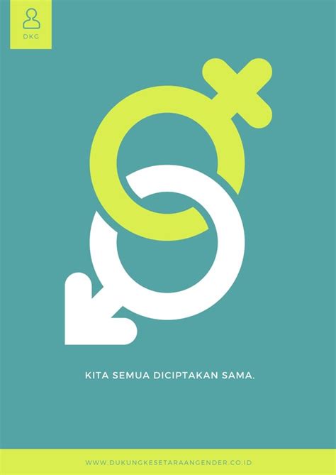 Gunakan Contoh Poster Kesetaraan Gender Gratis Canva