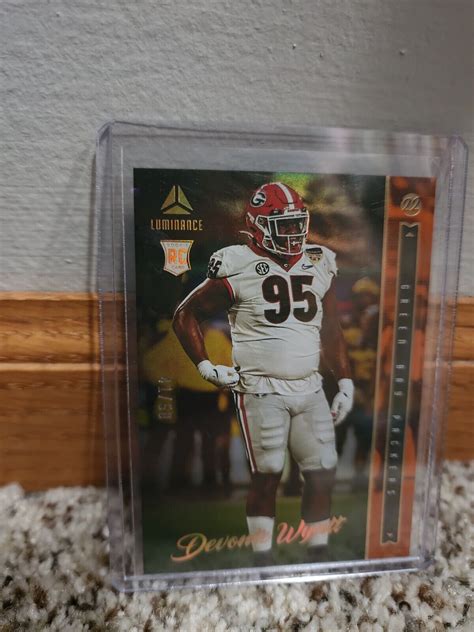 2022 Panini Luminance Rookie Orange 149 Devonte Wyatt 50 RC For