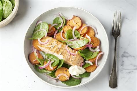 Gegrilde Zalm Met Geroosterde Zoete Aardappel Recepten 15gram