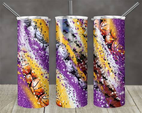 Oz Skinny Tumbler Sublimation Template Milky Way Glitter Etsy