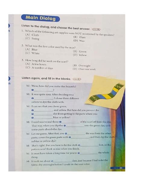 Main Dialogue Interactive Worksheet Live Worksheets