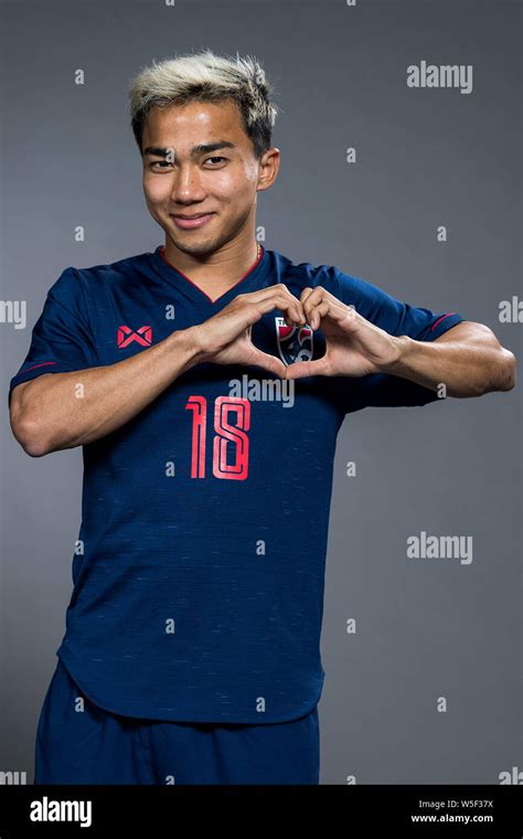 Portrait Of Chanathip Songkrasin Of Thailand National Men S Football