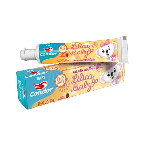 Pasta De Dente Para Criança De 2 Anos - PASTA DE DENTE INFANTIL CONDOR LILICA BABY SEM FLUOR 0-2 ANOS 50G ...