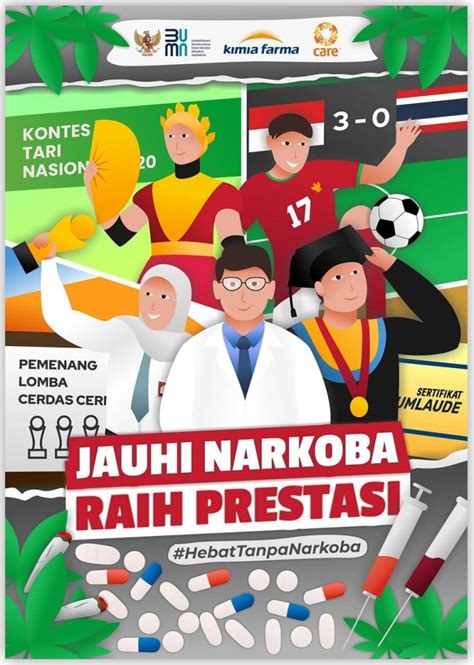 Jauhi Narkoba Raih Prestasi Poster Anti Narkoba