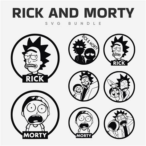 Rick and Morty SVG Bundle – MasterBundles