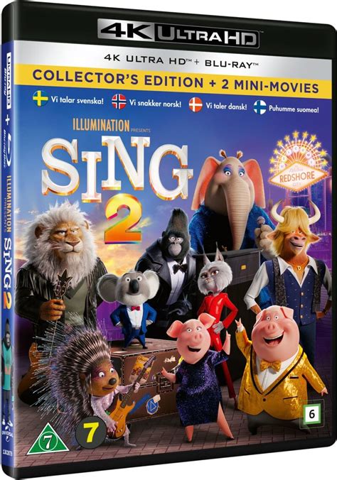 Syng 2 Film Sing 2 4k Ultra Hd Blu Ray Film → Køb Billigt Her Guccadk