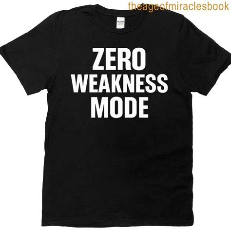 weakness mode design  shirt