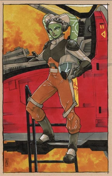 Hera Sydulla From Star Wars Rebels In Tom Hodges S Random Pieces And Sketches Comic Art Gallery