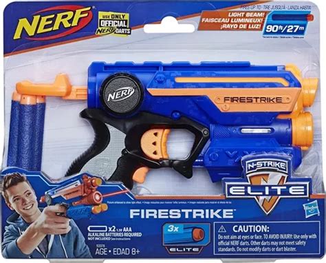 Pistola Nerf Firestrike N Strike Elite Hasbro 3 Dardos MercadoLibre