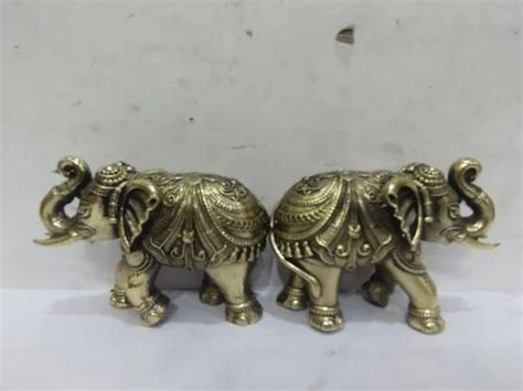 Brass Small Elephant Statue For Interior Decor At Best Price In Bengaluru