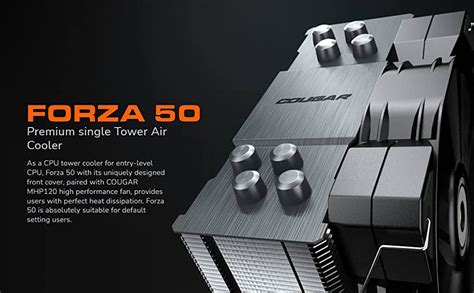 COUGAR FORZA 50 PREMIUM SINGLE TOWER AIR COOLER Market 4tech