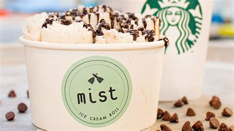 Starbucks Mist Ice Cream Roll Creando Un Riqu Simo Helado De Caf